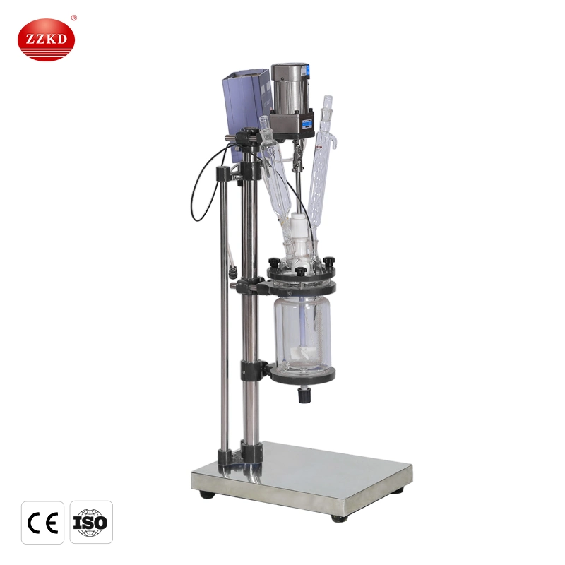 Mini Laboratory Double-Layer Jacketed Glass Batch Reactor