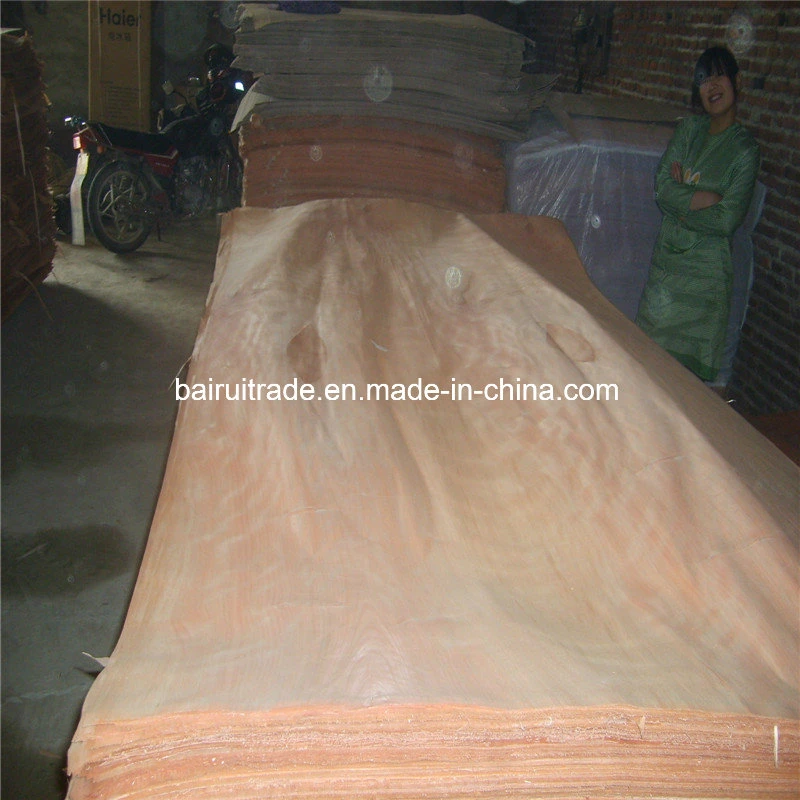 0.3mm Rotary Cut Red Wood Veneer for Plywood