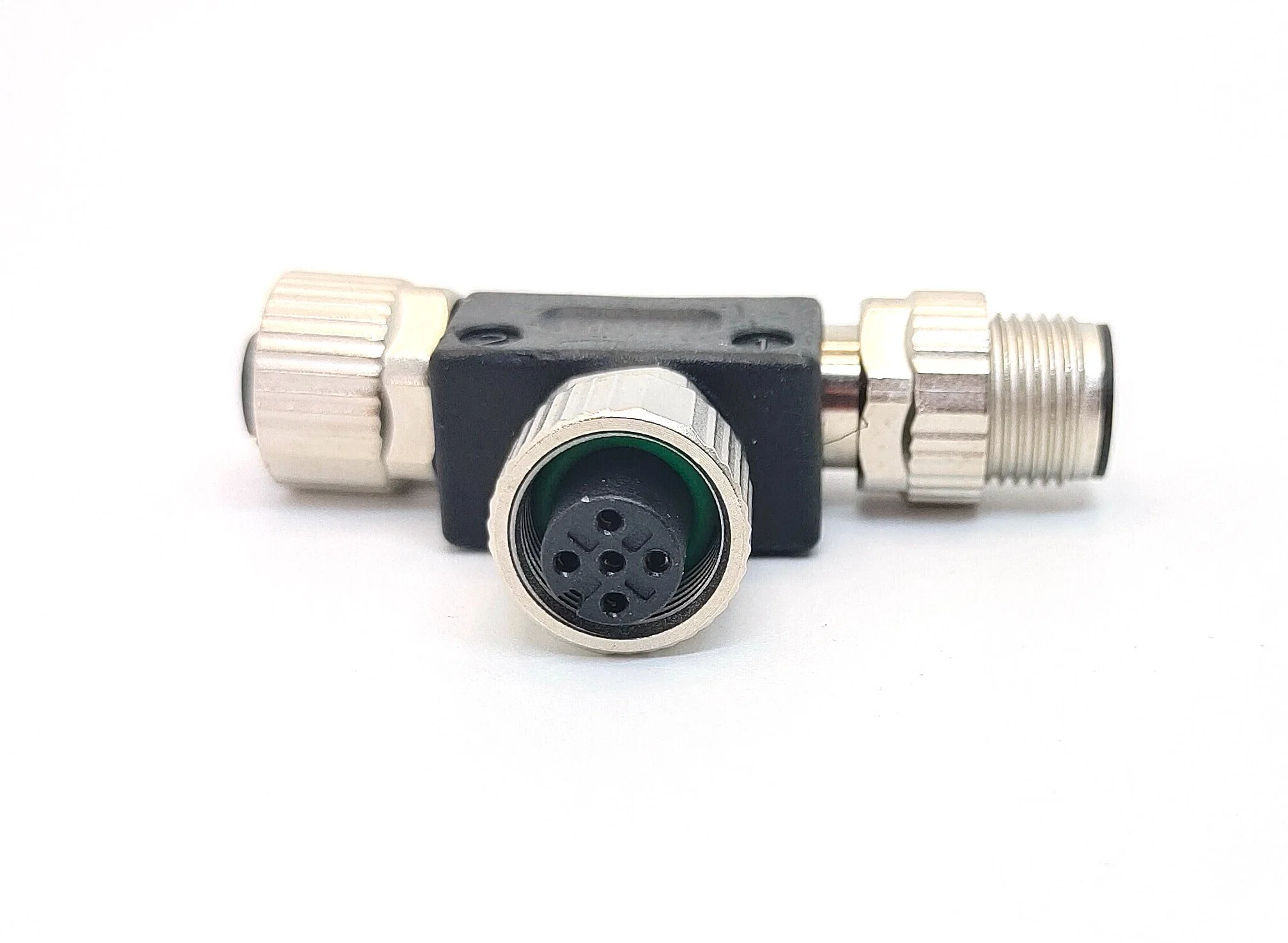 Svlec IP67 T Splitter Konverter Adapter A Code M12 Auf 2 m12 Stecker und Buchse für Automatisierungssystem