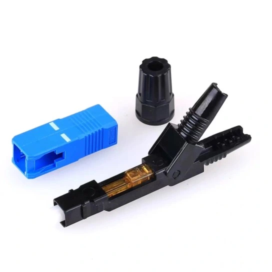 Low Insertion Loss Fiber Optic Sc/Upc Single Mode Fast Connector