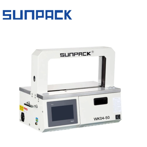 Wk04-50 Sunpack OPP Paper Packing Table Top High Speed Banding Machine