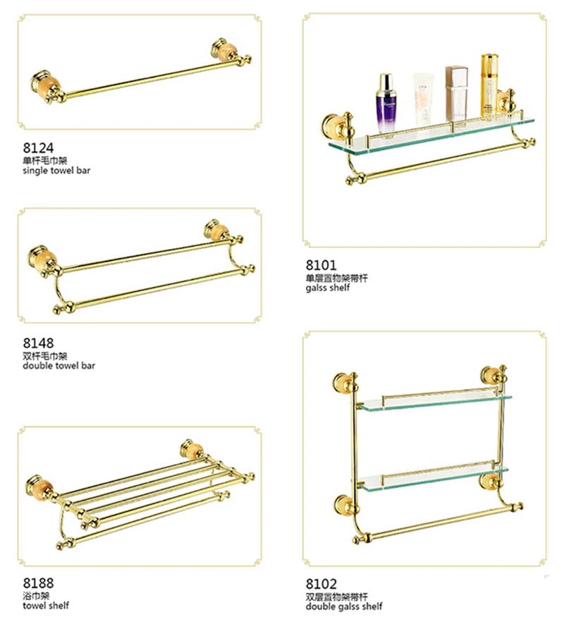 Wall Mounted Stainless Steel Bathroom Toilet Accessories Sets 8600A Series Toilets Accessories