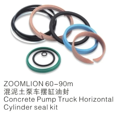 GDK Five Colors PU Zoomlion60-90m Concrete Pump Truck Horizontal Cylinder Seal Kit