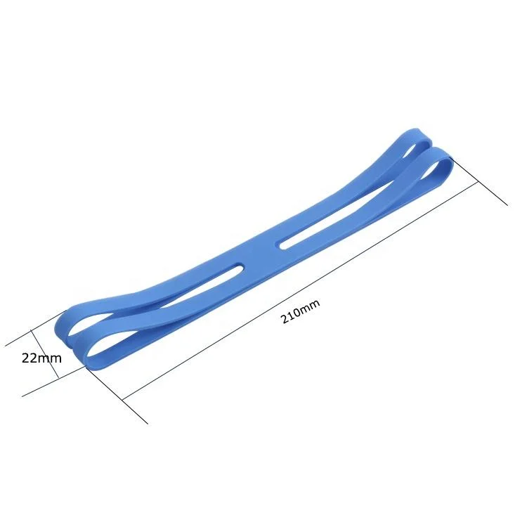 New Custom Elastic Flexible Rubber Band Colorful Creative Multiuse H Band Elastic Band Cross Silicone Rubber Band