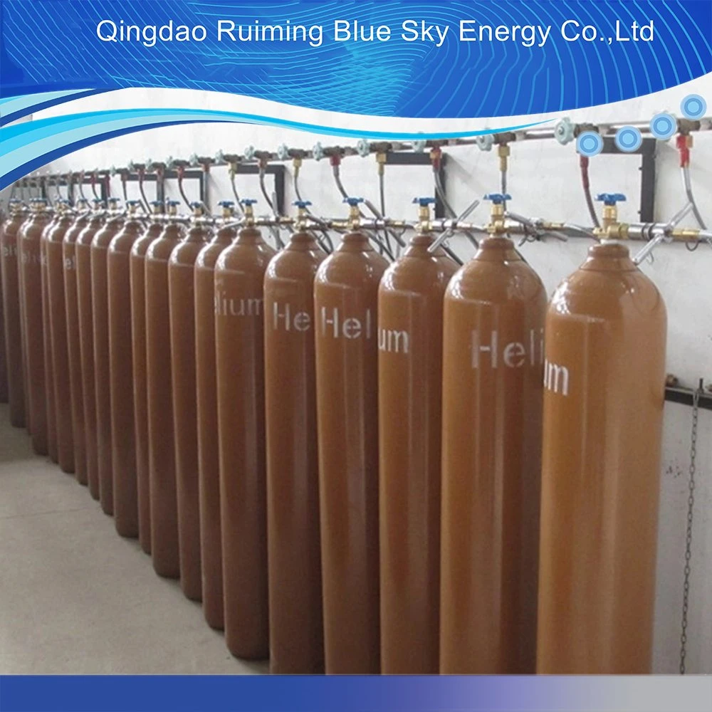 40L 150bar 99.9%-99.999% Industrial Grade Helium Gas