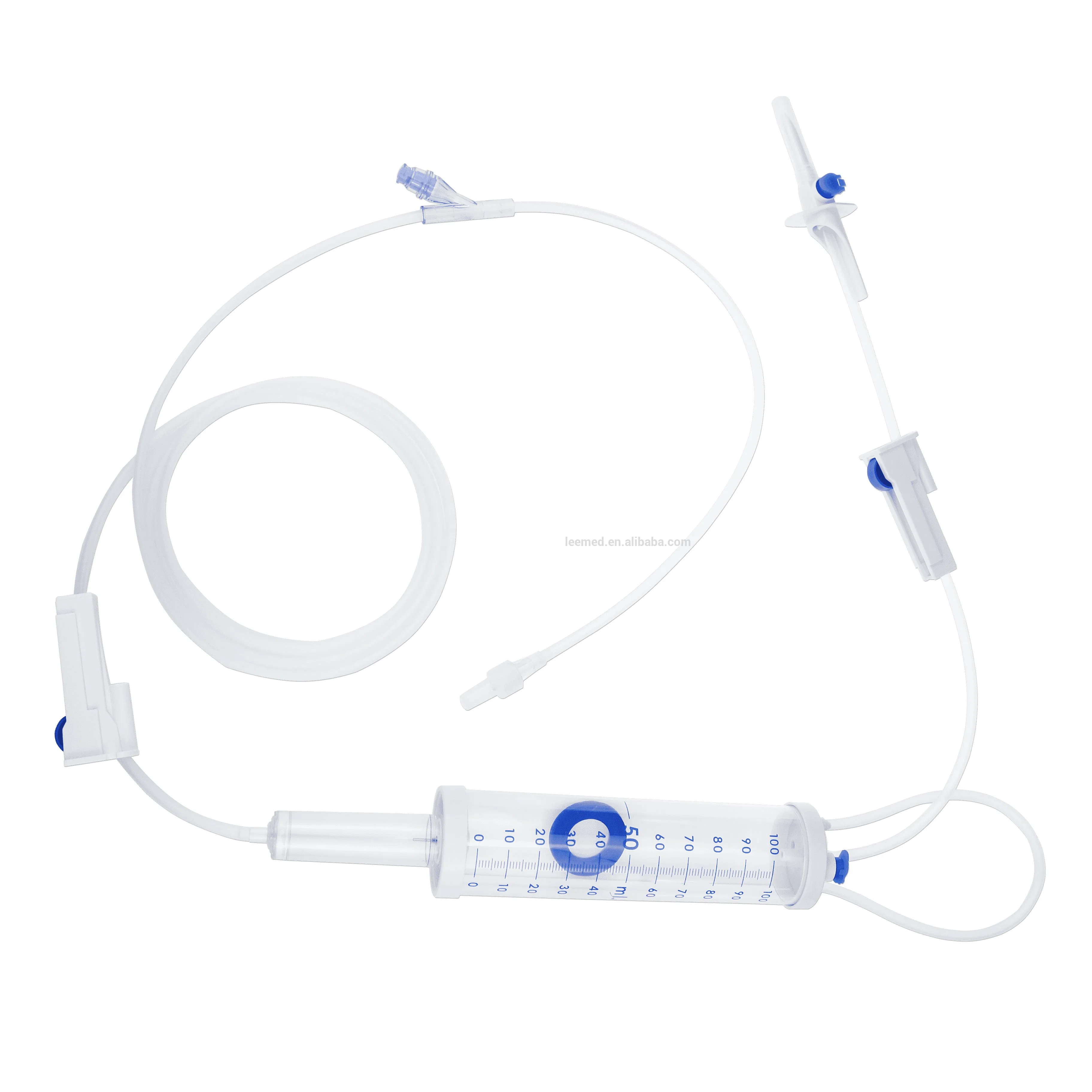 Professional Manufacturing Disposable Medical Infusion Set with Syringe