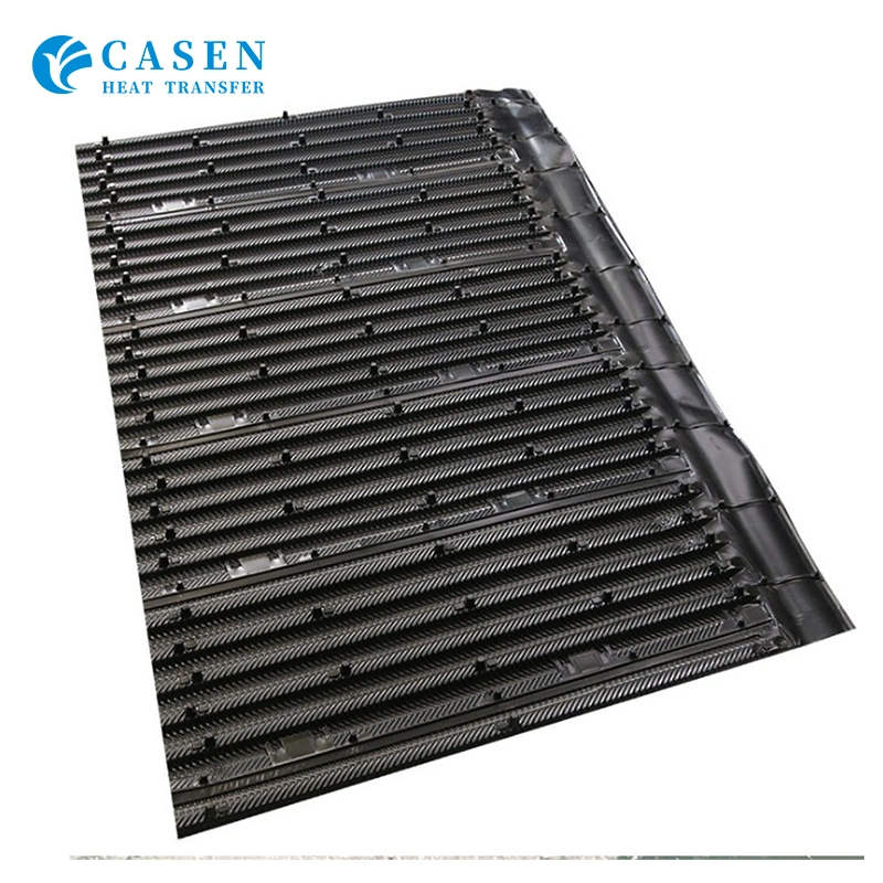 Supply PVC Structured Trickling Filter PVC Fill Sheet Industrial Cooling Tower Fill Material