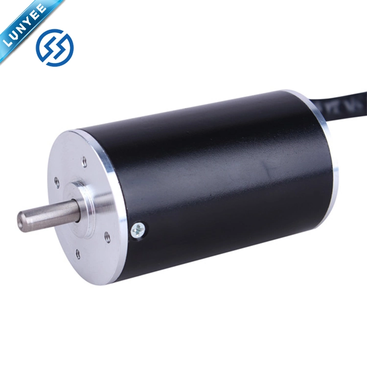 42mm 24V 20W Round Shape Slotless Brushless DC Motor