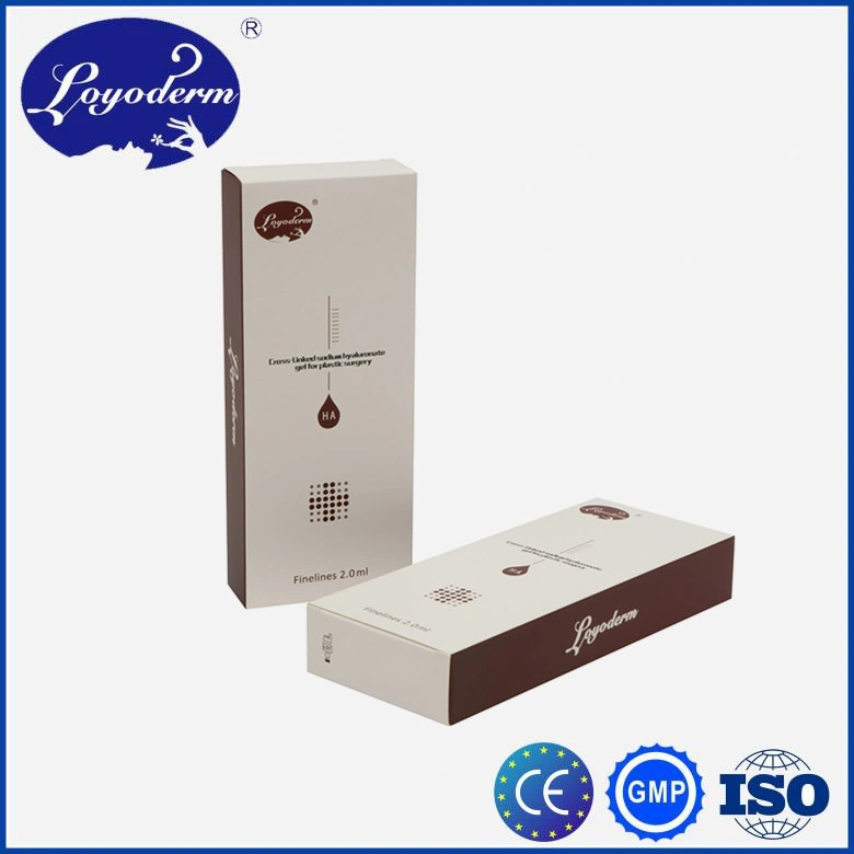 Loyoderm Factory CE Approval Ha Injectable 2ml Dermal Filler