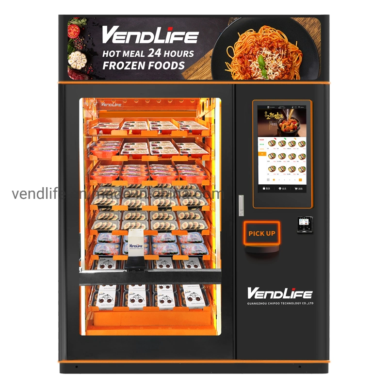 Pizza Hot Food Vending Machine Factory Potato Fried Soup Touch Screen Vending Machine Tea Snack Maquina Expendedora Vending Machine Fully Automatic