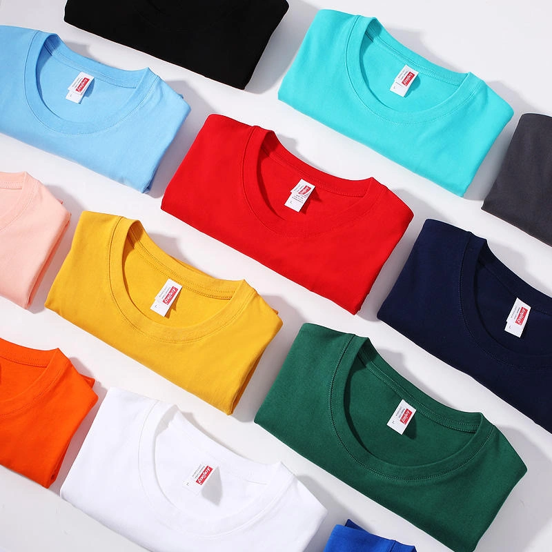 Camiseta personalizada de la calidad de algodón 100% de mujeres/hombres Camiseta superior de su propio diseño del logotipo de marca de ropa de impresión