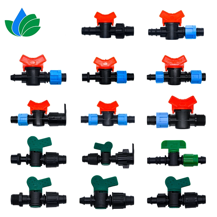 DN16 Belt Agricultural Irrigation System Drip with Plastic Mini Valve