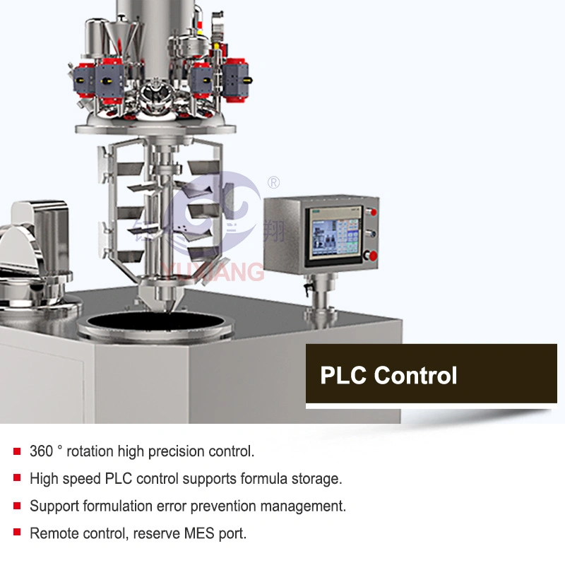 Hydraulic Lifting Electric or Steam Heating Small Cosmetic Homogenizer Mixer Tank