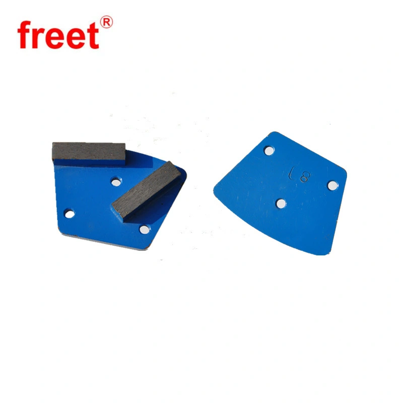 Factory Trapezoid Diamond Grinding Shoes Plate 30# Grind Tool for Epoxy Floor