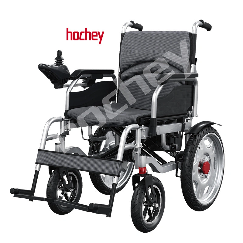 Hochey Medical facile à déplacer la puissance de pliage utilise un fauteuil roulant électrique pliable et léger pour la vente