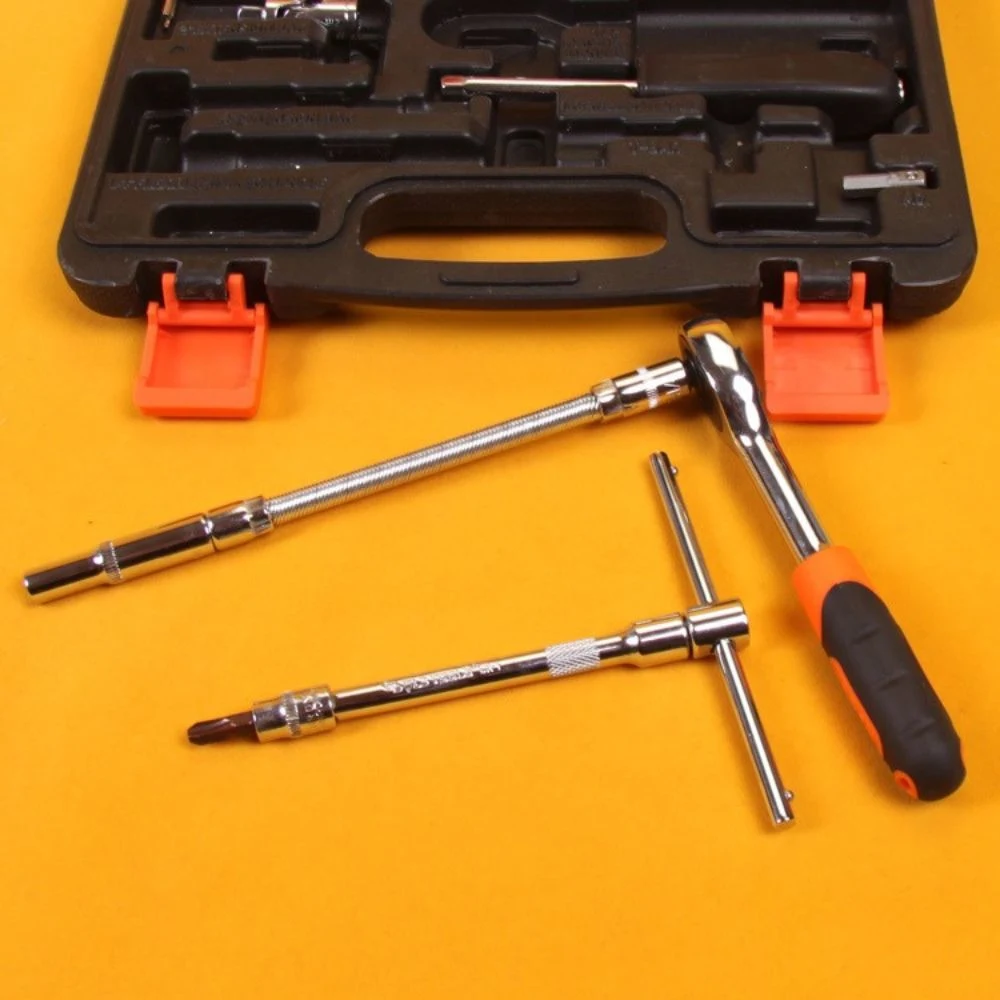 53 PCS Car and Motorcycle Tool Box Repair Kit Ci25219