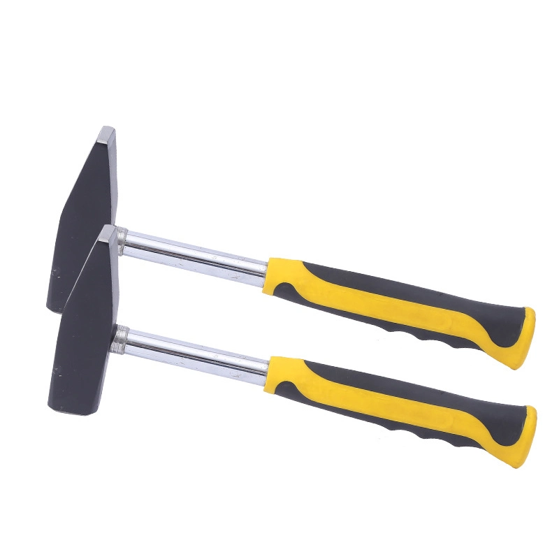 Plastic-Coated Steel Handle Fitter Hammer Duckbill Flat Head Hammer Hardware Tool Square Head Hammer