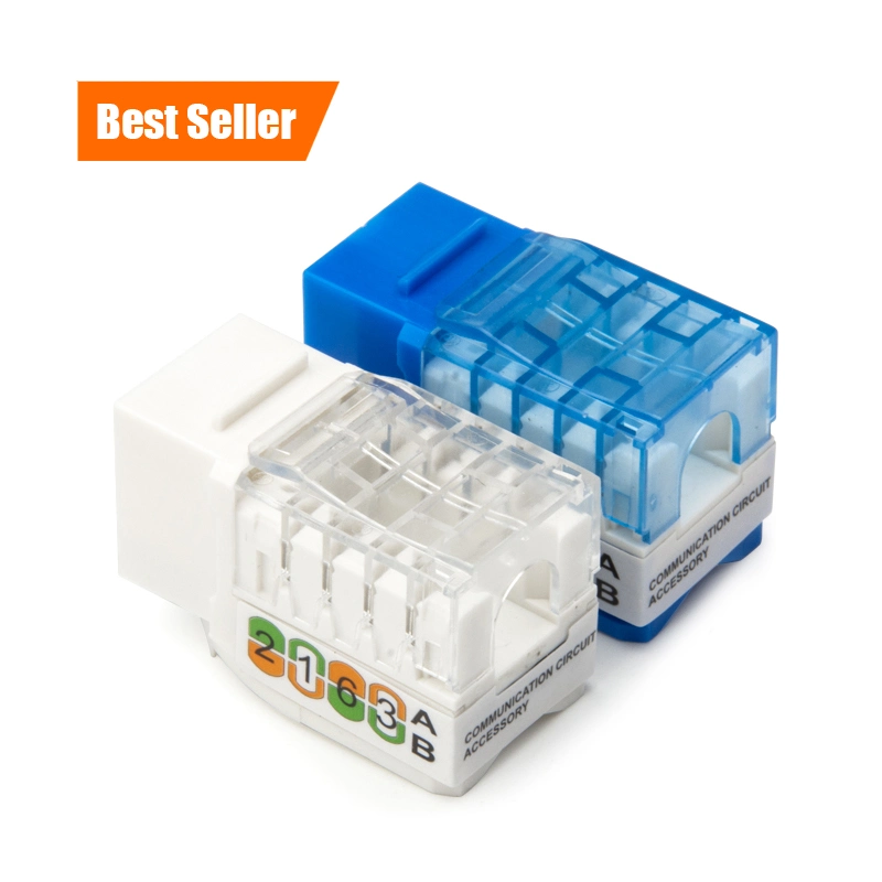 Network 8p8c Cat 6 Unshielded Connector Modular Jack UTP 90 Degree RJ45 Parallel Cat5e CAT6 CAT6A Keystone Jack