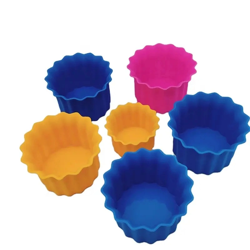 Custom Tart Flower Cup Cake Mold Silicone Cupcake Mould