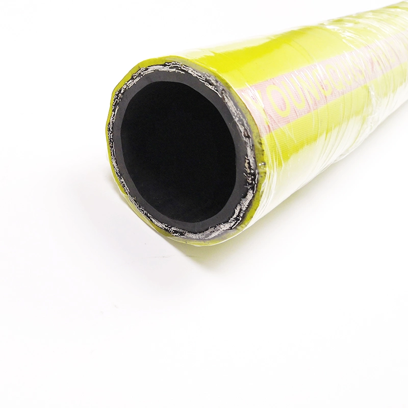 Wire Braided Reinforced Rubber Oil Mist-Resistant Tube with High Working Pressure 600psi