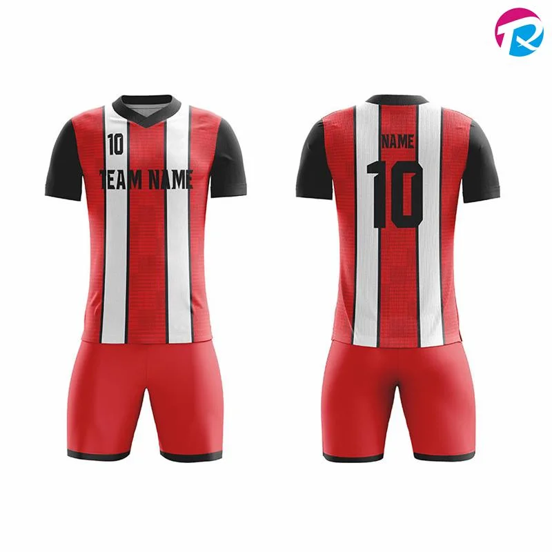 Großhandel/Lieferant Custom Design Fußball Uniform Sublimation Druck Fußball Tragen Fußball Trikot-Sets