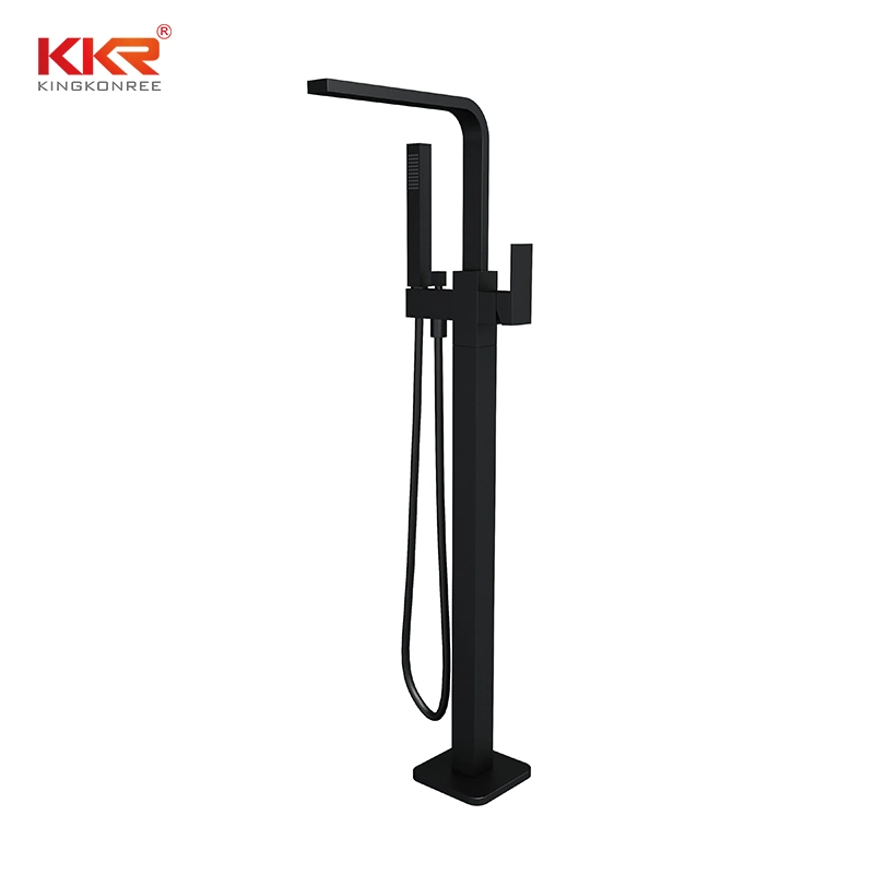 Black Bathtub Faucet Set Brass Body Shower Faucet Accessory