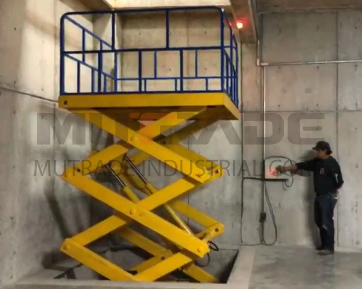 Hydraulic Underground Scissor Lift Car Elevator Parking Elevator