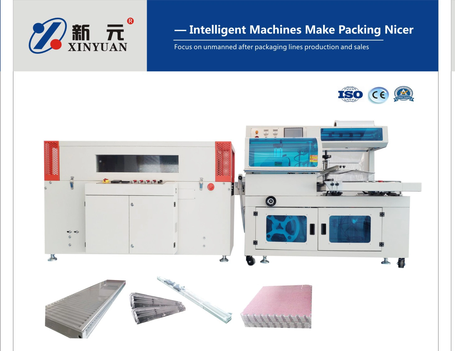 Automatic Thermal Contraction Shrink Packing Wrapping Machine
