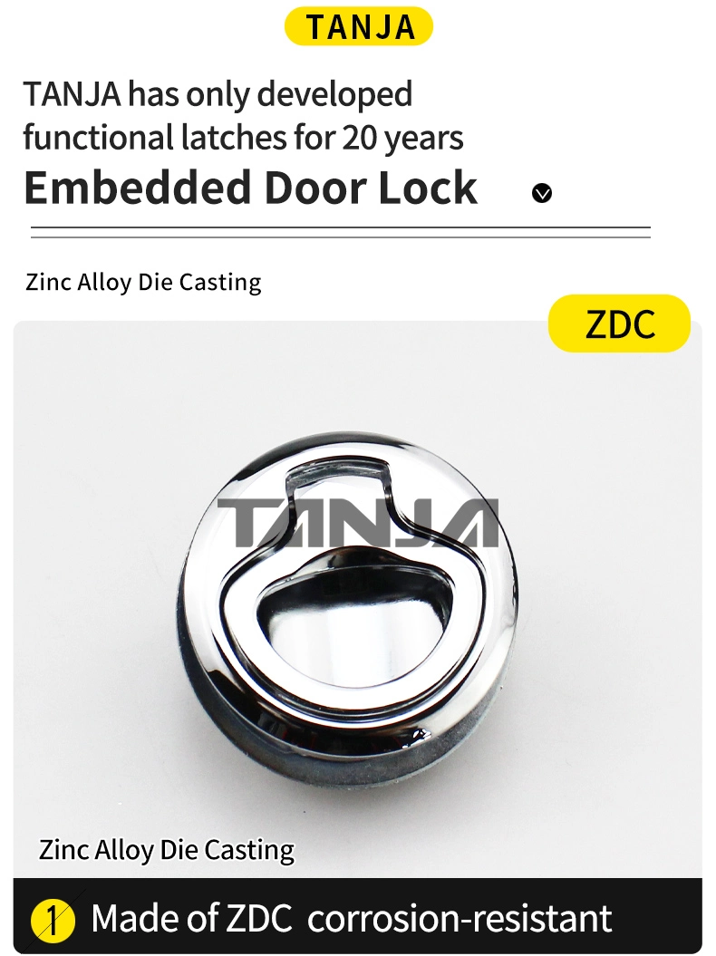 Embedded Door Lock Zinc Alloy Die Casting High quality/High cost performance  Lock for High-Speed Rail Box