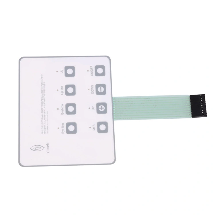 Polycarbonate Membrane Switch Front Panel Pet PC Graphic Overlay Printing Membrane Sticker Control Panel