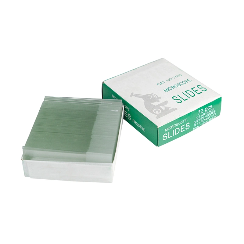 Laboratory Polished Edges Frosted Prepared Microscope Glass Slide 7105 Microscope Slides