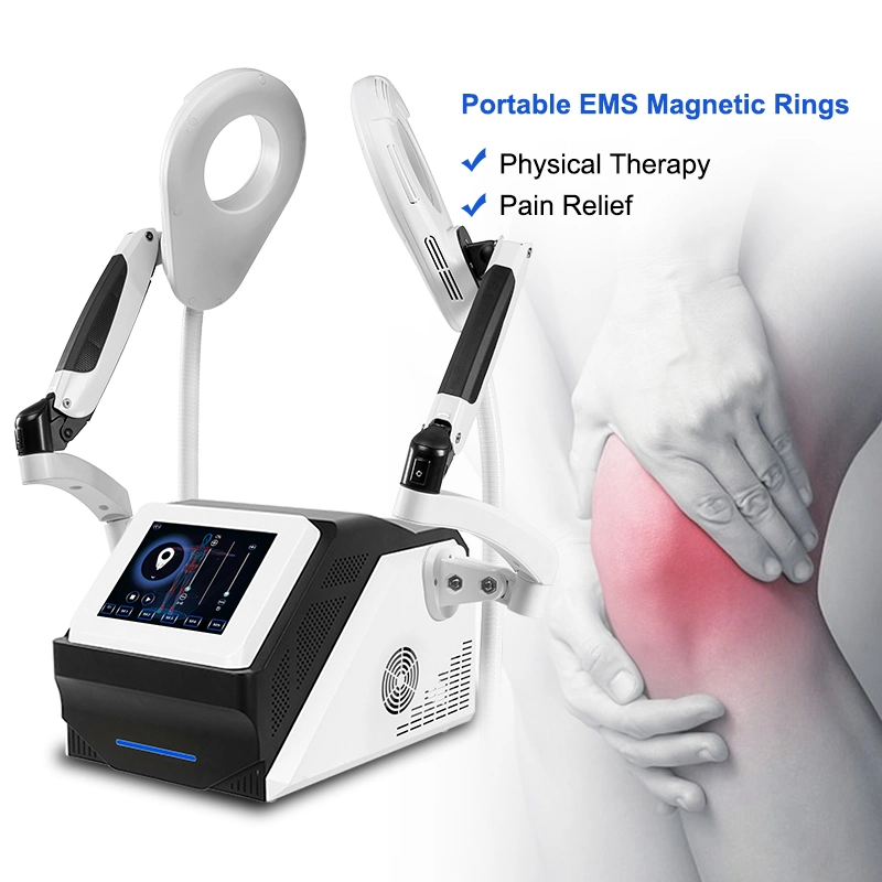 Réadaptation équipement de physiothérapie anneau magnétique EMS anneau douleur corps Machine de massage