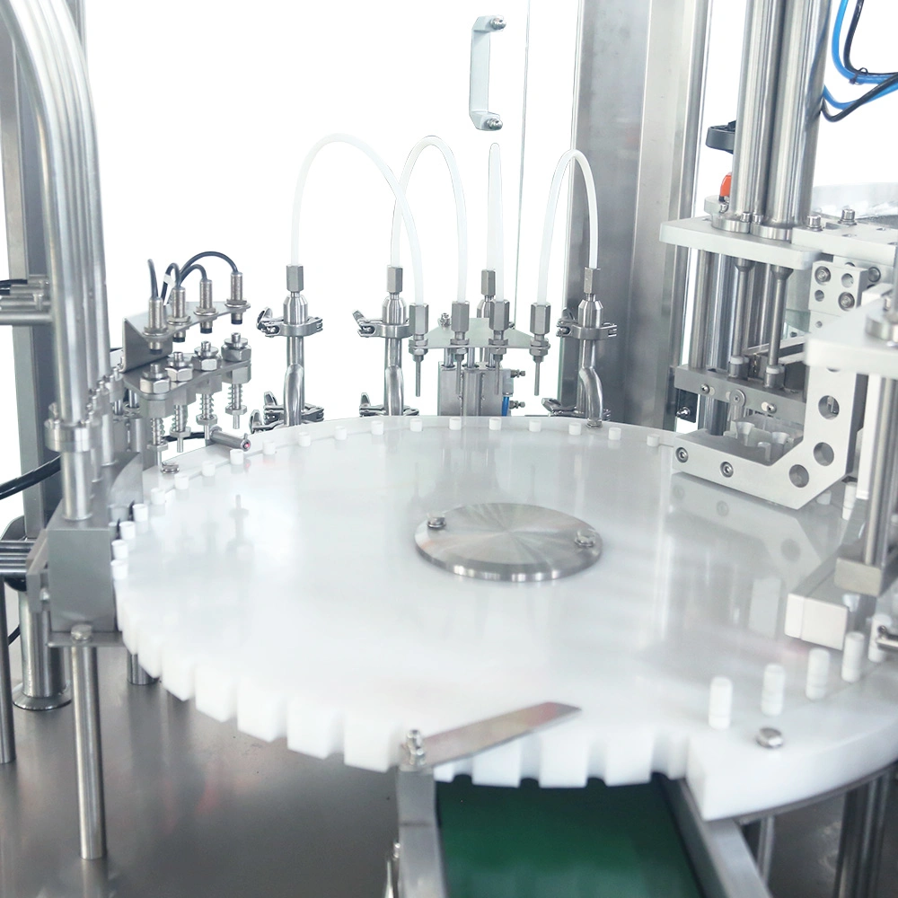 Spray Perfume Bottle Pneumatic Bottling Filling Line Plant Equipment Factory Manufacturer