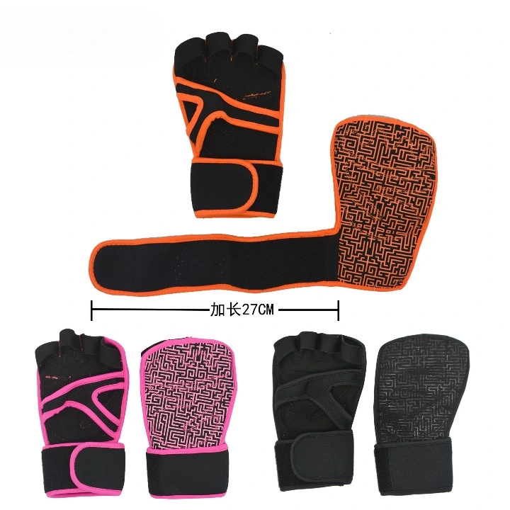 Wholesale/Supplier No Slip Wear Resistant Fitness Deadlift Breathable Half Finger Weightlifting Gloves