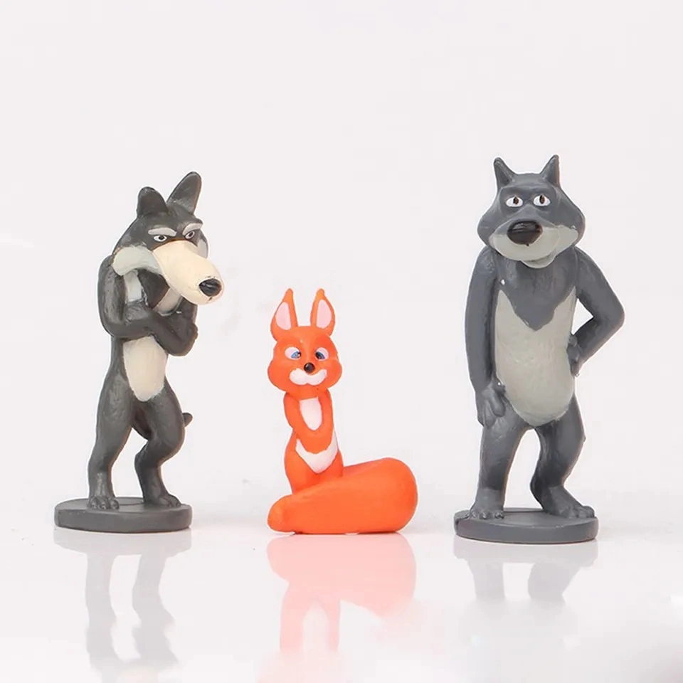 Мультфильм Мини-игрушки модели Малый Дешный Пластиковые фигурные игрушки