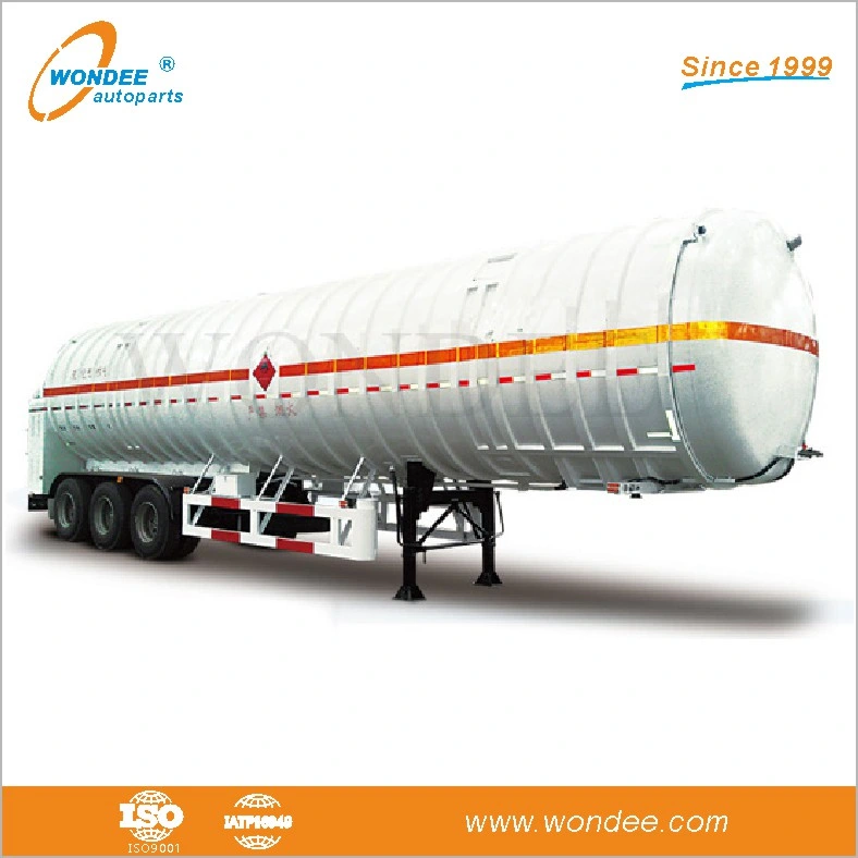 Heavy Duty 3-Axle Large Capacity Fuel Semi Trailer for Oil Transport Tanker