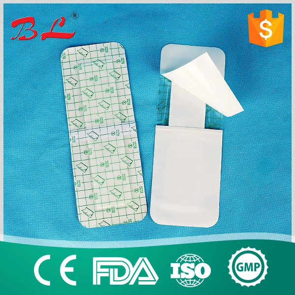 Surgical Transparent Wound Dressing Bandage, Medical PU Wound Dressing Pad