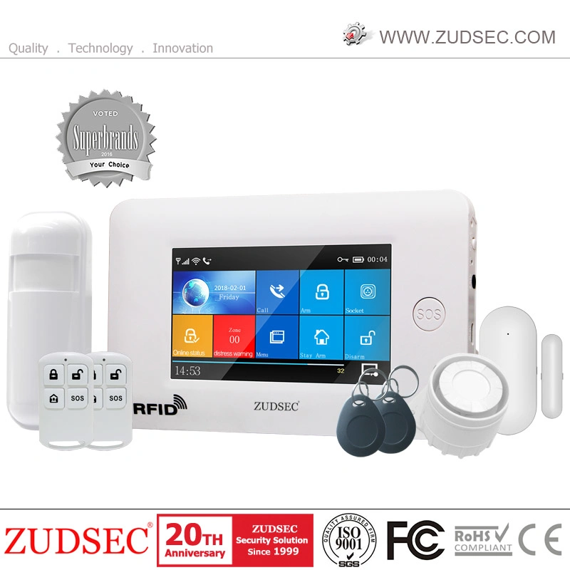 Smart GSM WiFi Home Alarm System for Home Security