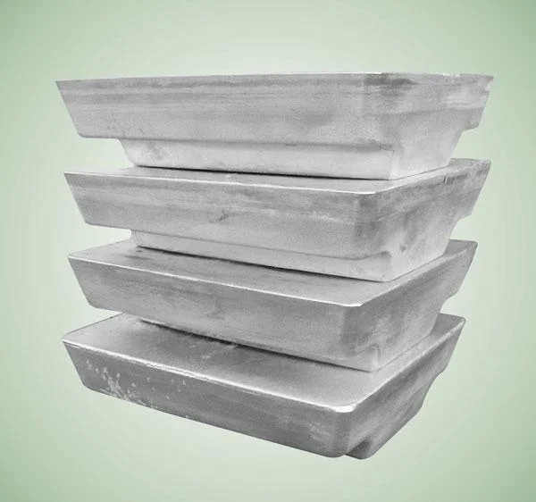 Lingotes de aluminio gris Color de la Serie Silver Tia Paquete puro origen palets precio CIF de calidad del producto químico Min Lugar de entrega