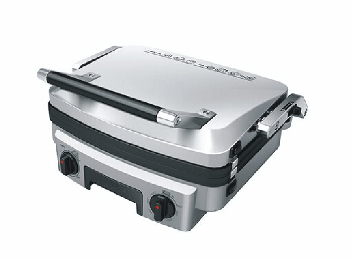 Professional Stainless Steel 5-in-1 Panini Grill Maker for Bread