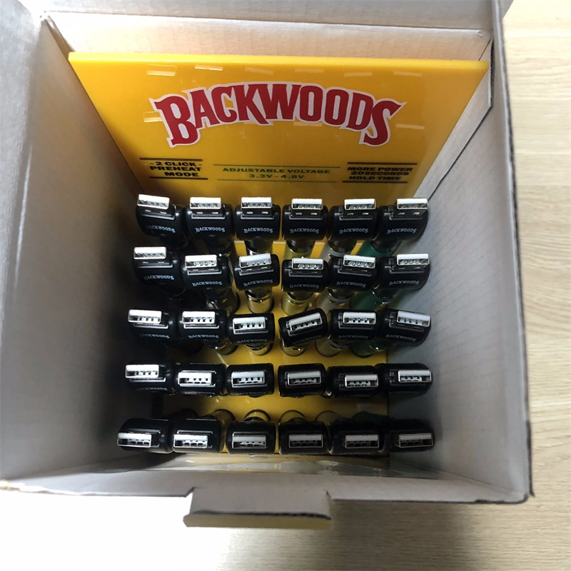 Galletas Backwoods batería lápiz VAPE 900mAh Kit cargador para 510 hilos VAPE cartuchos, aceite precalentamiento VAPE Ecig Vaporizer EGO batería