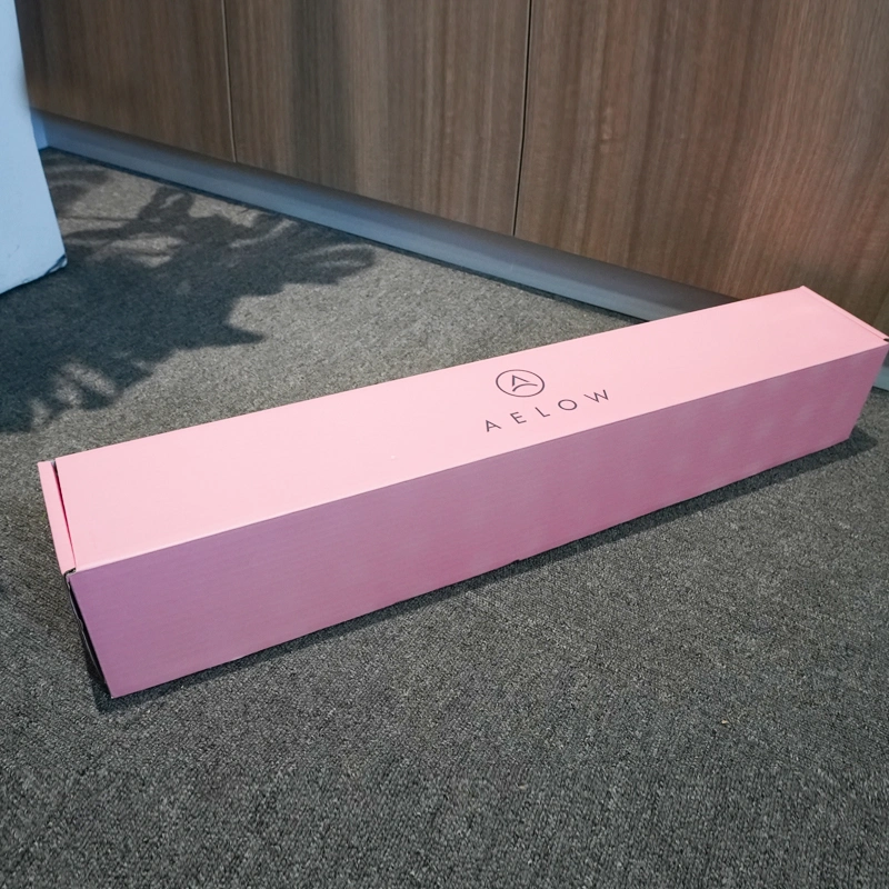 Custom Design Logo Cheap Promotional Corrugated Pink Pack Box