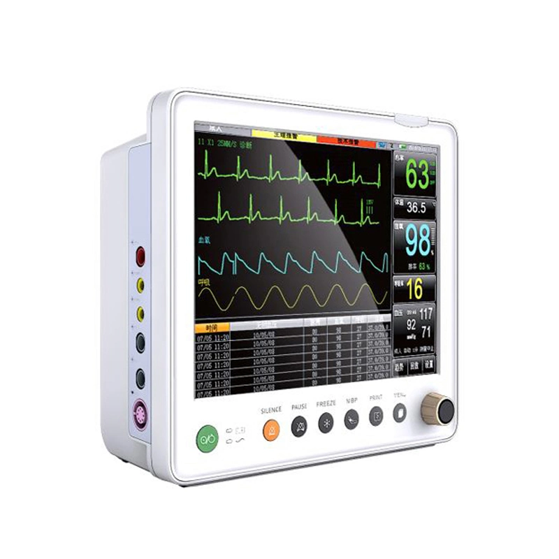 Hospital Equipment Vital Signs Patient Monitor with 12.1 Color TFT Screen