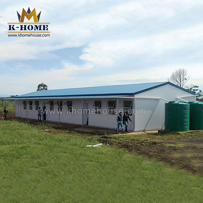 Estrutura de aço Hut Casas metálicas acessíveis Prefab moderna Escola