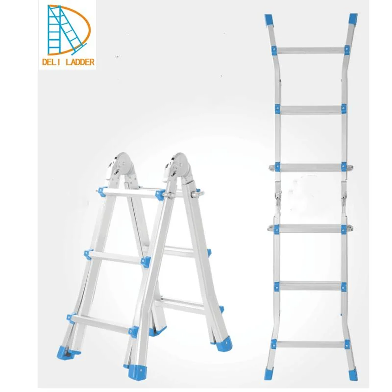 En131 New Design 4X5 Step Adjustable Aluminium Multipurpose Ladder