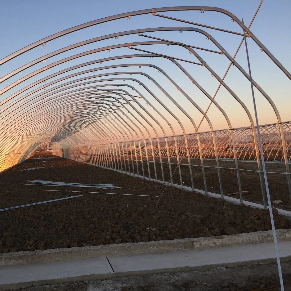 Hot Galvanized Steel Frame Steel Structure for Greenhouse, Construction Building