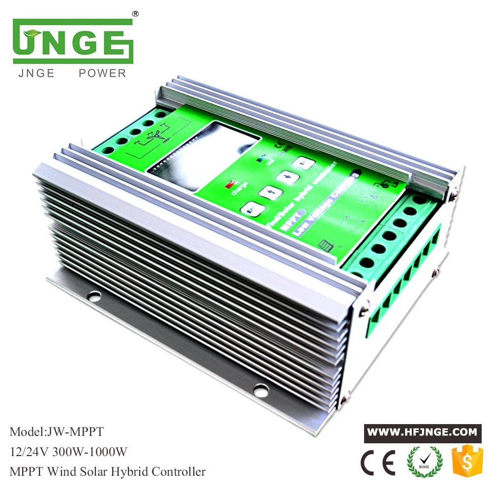 800W MPPT Solar Wind Charge Controller 12/24V Auto For 500W wind+300W solar with free dump load 24V