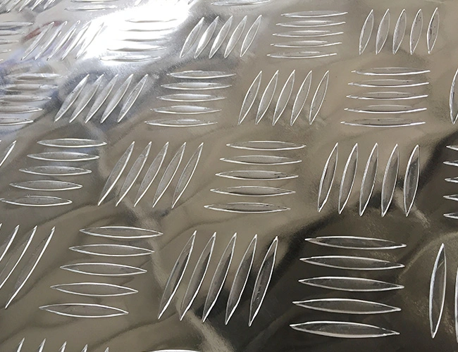 bright finish Solid polished aluminium tread plate for Trailer Parts