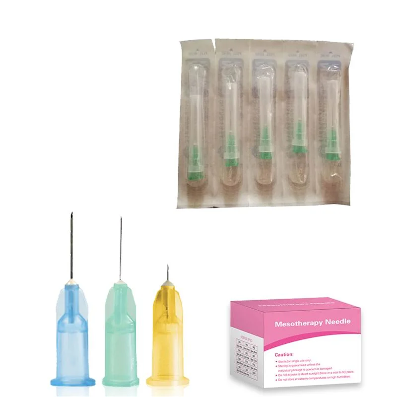 30g 4mm 13mm Hypodermic Needles for Injection, Disposable Meso Needle