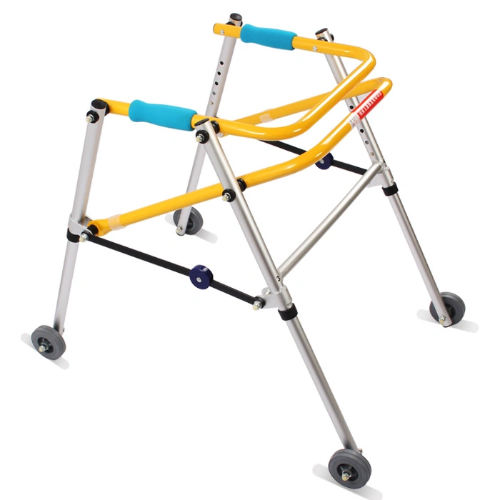 High Quality Children's Medical Equipment Aluminum Frame Rollator Walker Adjustable Aluminium Walking Aids